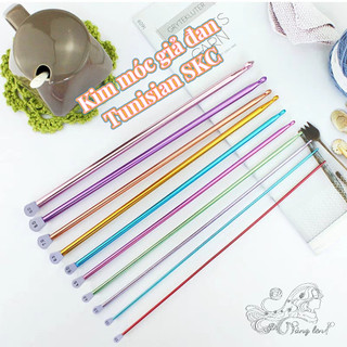 Kim móc giả đan tunisian skc 35cm