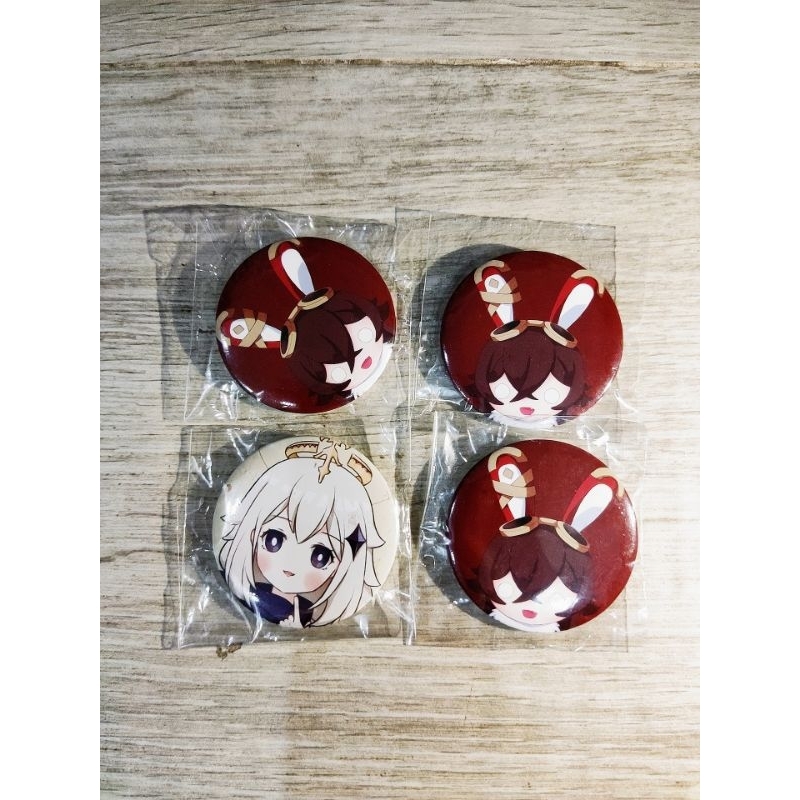 Huy hiệu Badge Genshin Impact chibi Artist