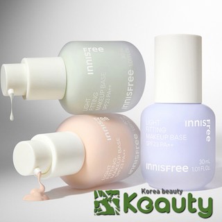 Kem lót trang điểm điều chỉnh tông da Innisfree Moisure Silk Makeup Base SPF34+ PA+