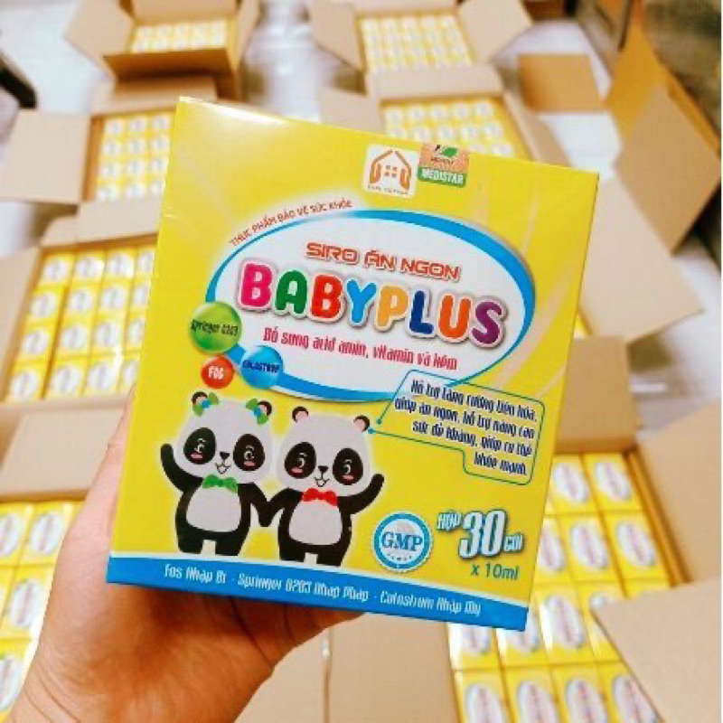 Hộp 30 Gói Siro  Ăn Ngon BABYBLUS Tăng Cường sức Đề Kháng Giúp Bé Ăn Ngon Ngủ Ngon Tiêu Hoá Tốt Tăng Cân