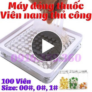 Máy đóng thuốc viên nang thủ công 100 viên