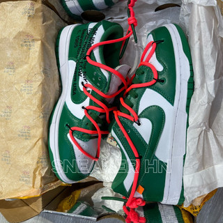 giày SB Dunk x Off-White Pine Green | high quality
