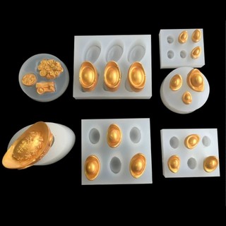 Khuôn silicon thỏi vàng (kích thước nhỏ, khách xem kĩ kích thước, k nhận đổi trả)