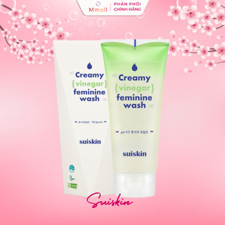 Dung dịch vệ sinh phụ nữ Suiskin Vegan Creamy Feminine Wash thuần chay làm sạch an toàn dịu nhẹ 200ml | Mmall.vn