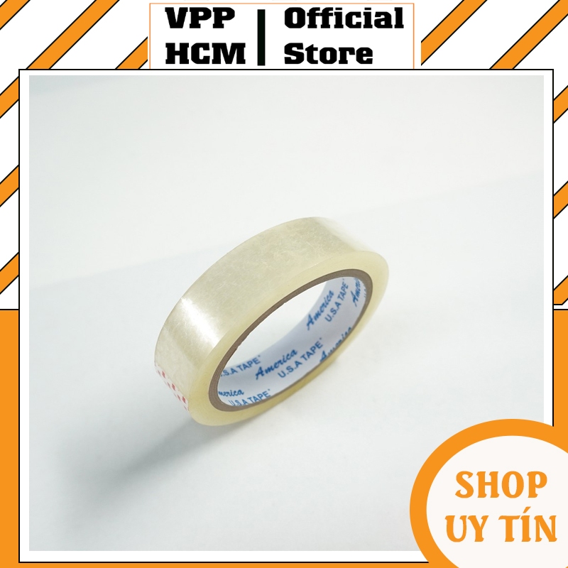 [Combo 12 Cuộn] Băng keo trong 2.4cm 100y