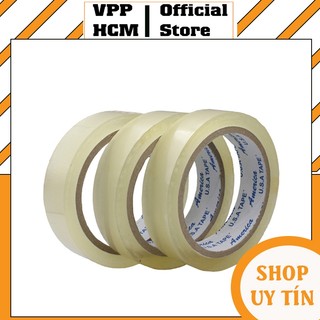 [Combo 12 Cuộn] Băng keo trong 2.4cm 100y