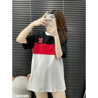 Áo Thun Phối 3 Màu In Chữ DS Chất Cotton Khô Xịn Xò Hottren