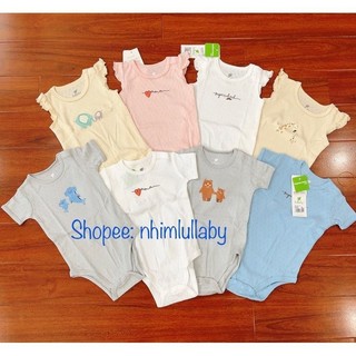 Set body cộc tay Lullaby chất thông hơi cho bé trai,bé gái