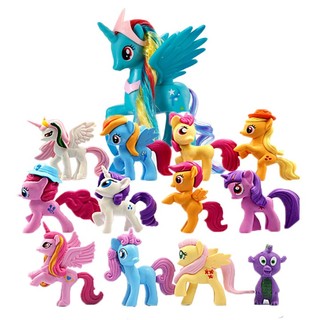 Bộ 13 ngựa pony kèm ngựa pony 7cm
