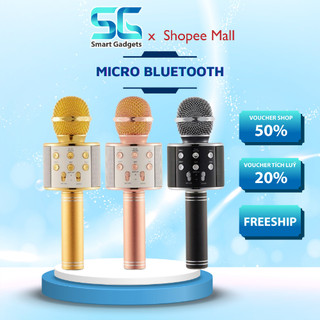 Micro karaoke bluetooth Smart Gadgets không dây - cầm tay tiện dụng chất lương cao hiện đaị
