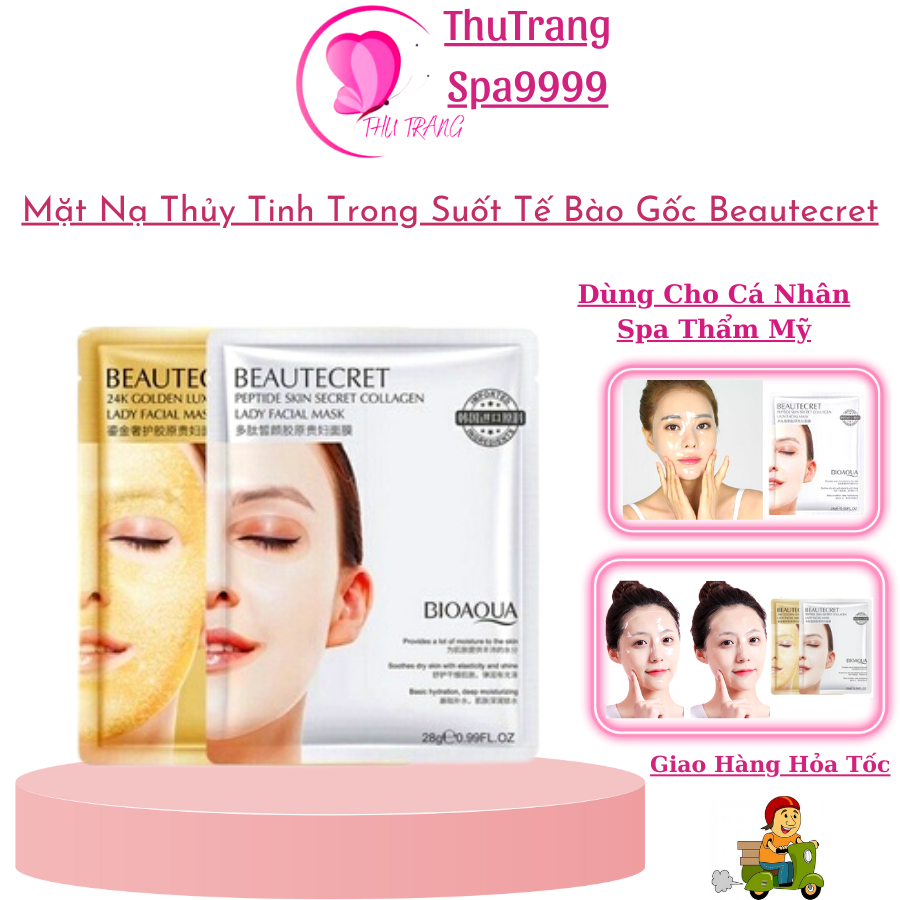 Mặt Nạ Thủy Tinh Trong Suốt | Đắp Mặt Nạ Trắng Da, Phục Hồi Da Cấp Ẩm Se Khit Lỗ Chân Lông.