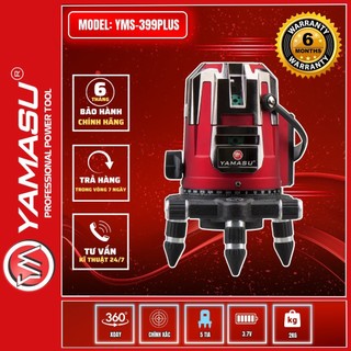 Máy bắn cốt, Laze cân bằng YAMASU YSM-399PLUS, 5 tia xanh, Bảo hành chính hãng.