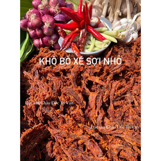 Khô bò xé sợi mềm loại 1 đậm vị thơm ngon bịch 500gr đặc sản châu đốc trí vân - tv42