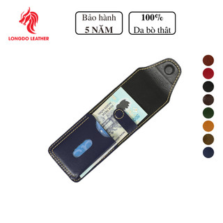 Ví mini nam ví sen 5 thương hiệu Longdo Leather