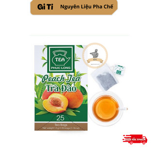 Trà đào túi lọc phúc long 25 gói