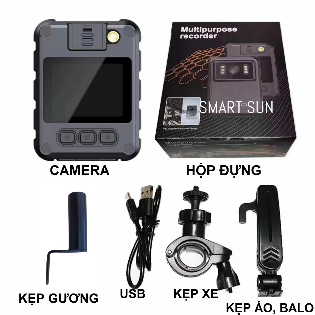 Camera hành trình mini 2K wifi, quay đêm, camera hành trình xe đạp xe máy S9 | BigBuy360 - bigbuy360.vn