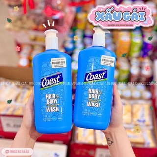 Tắm gội coast dành cho nam chai 946ml / 532ml