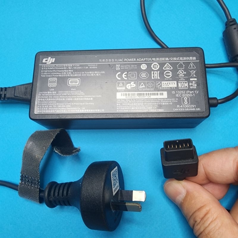 Sạc flycam DJI mavic spark 6 pin 13.05V 3.83A  Zin chính hãng theo máy hàng đã qua sử dụng
