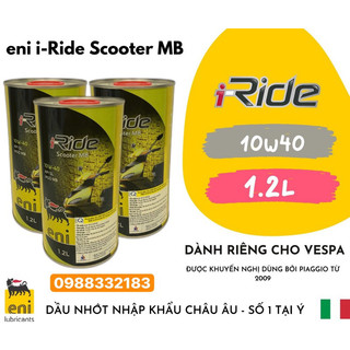 COMBO NHỚT CHÂU ÂU DÀNH CHO VESPA 1L2 1 lít 2