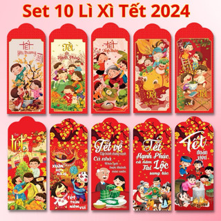 Set lì xì Tết hottrend 2024