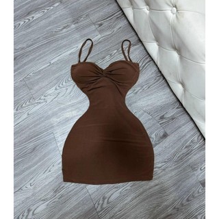 Đầm body hai dây (có mút ngực) 210124
