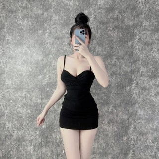 Đầm body hai dây (có mút ngực) 210124
