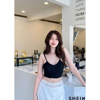 [ORDER SHEIN] Áo Hai Dây CropTop Thun Basic