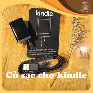 Củ và cáp cable sạc cho máy đọc sách Kindle likenew bóc máy chính hãng Amazon