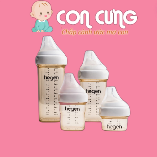 Bình sữa HE GEN PPSU 150ML 240ML 330ML TÁCH SET KHÔNG HỘP