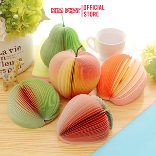 Giấy nhớ ghi chú sticky note hình trái cây độc đáo diy