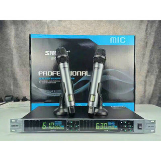 Micro Karaoke Không Dây Shure UR-32D (Hàng nhập khẩu xịn, 4 Anten bắt sóng mạnh, Mic chuyên Karaoke)