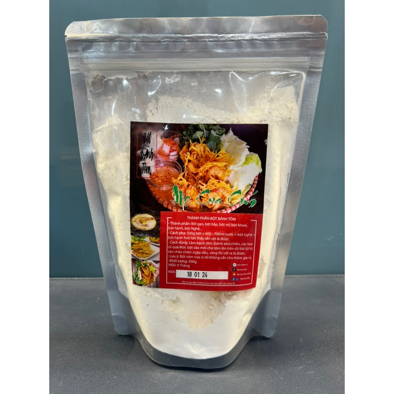 BỘT LÀM BÁNH TÔM CHUẨN HỒ TÂY 500G