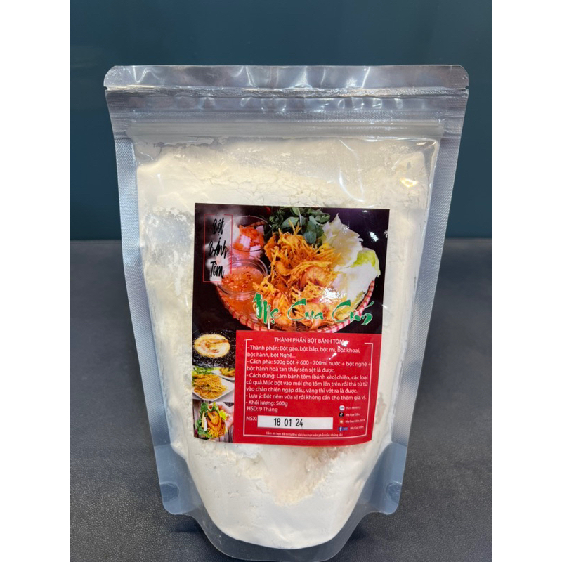 BỘT LÀM BÁNH TÔM CHUẨN HỒ TÂY 500G