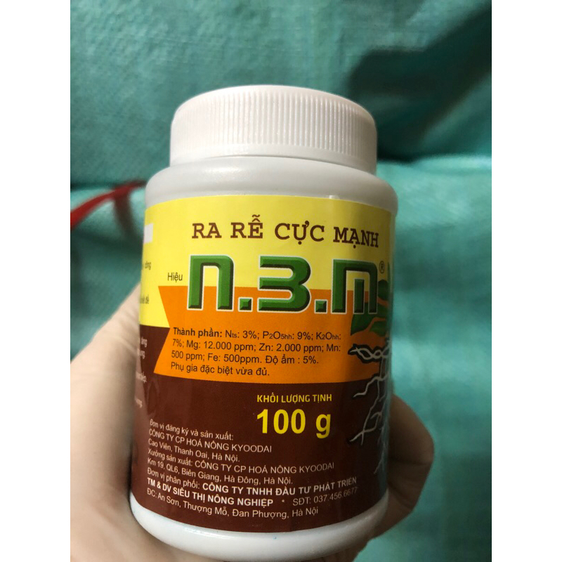 Kích rễ N3m - kích thích ra rễ cho cây trồng lọ 100 gr