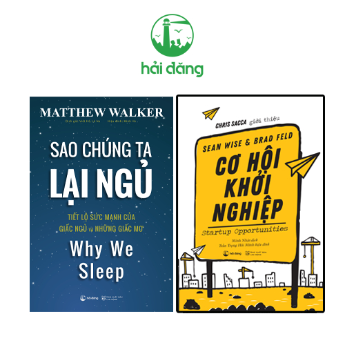 Sách - Sao chúng ta lại ngủ + Cơ hội khởi nghiệp