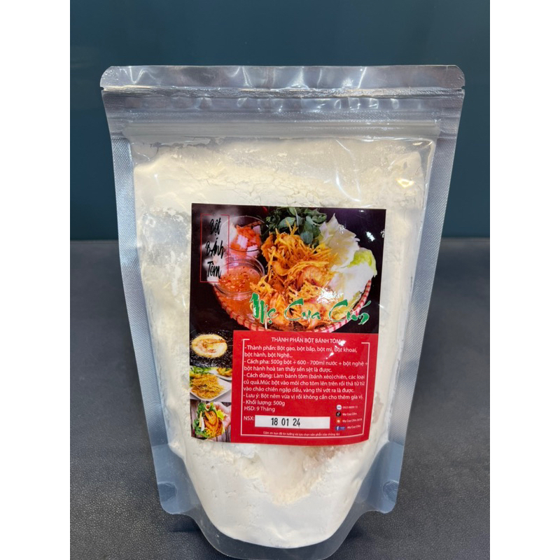 BỘT LÀM BÁNH TÔM CHUẨN HỒ TÂY 500G