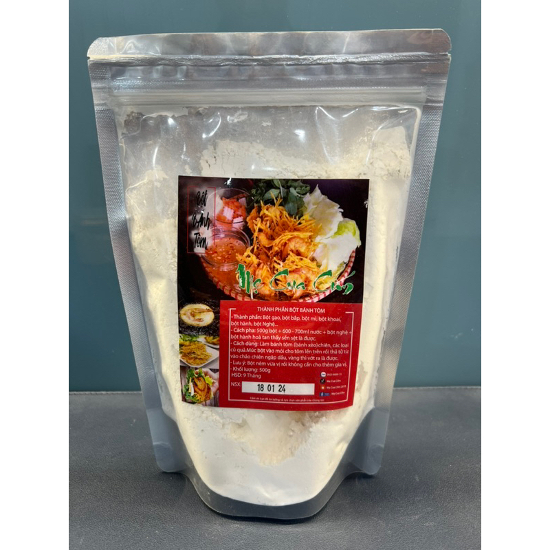 BỘT LÀM BÁNH TÔM CHUẨN HỒ TÂY 500G