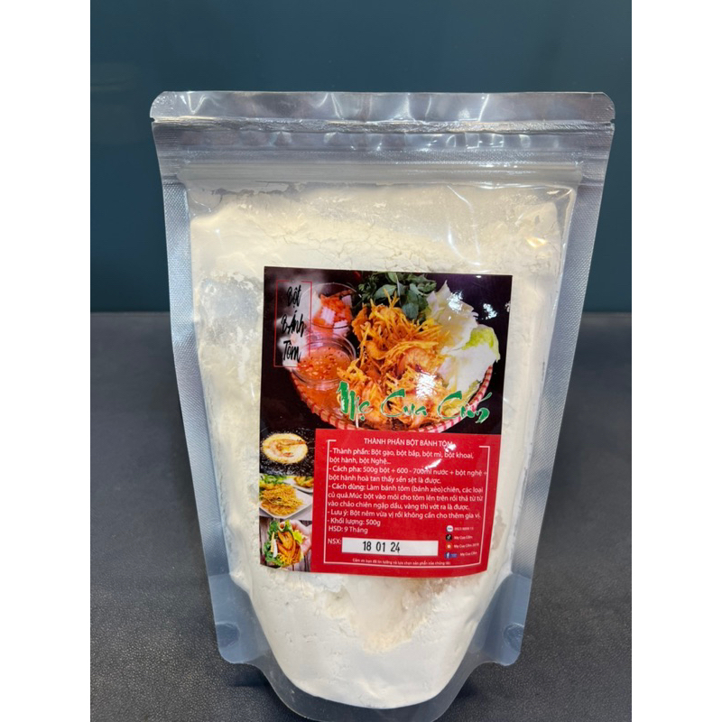 BỘT LÀM BÁNH TÔM CHUẨN HỒ TÂY 500G