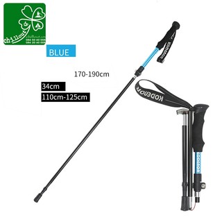 Gậy leo núi gấp gọn 4 đoạn nhôm siêu nhẹ cao cấp kodenor