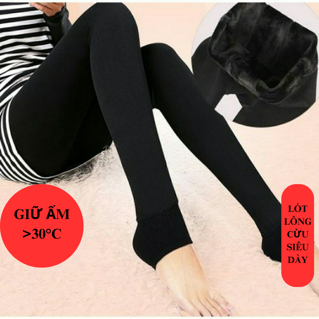 Quần tất nỉ lót lông dẫm gót nâng mông ,quần legging mùa đông giữ nhiệt hàng loại 1