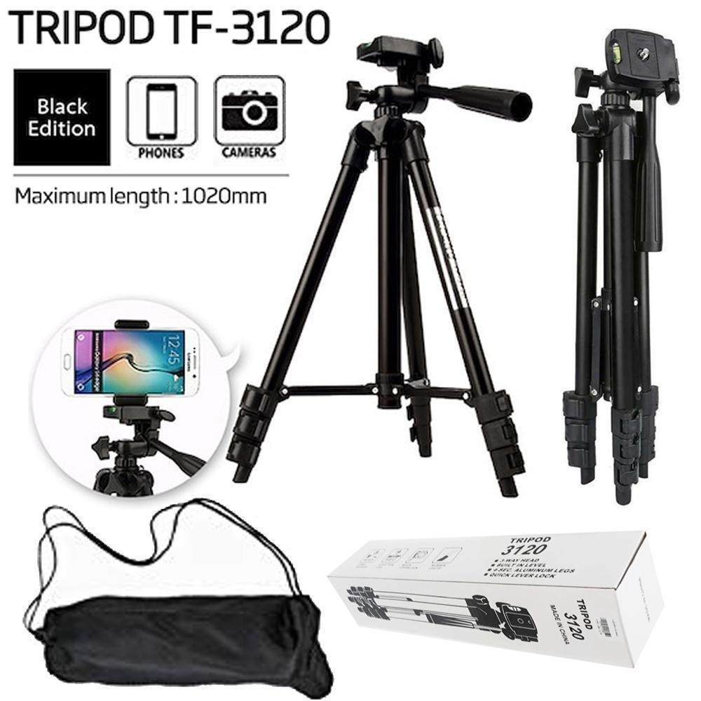 Gậy Chụp Hình Tripod 3120. Remote Bluetooth Chụp Hình. quay livestream, Gậy 3 chân chụp hình máy ảnh, điện thoại