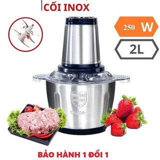 Máy xay thịt đa năng cối xay inox 2L đa năng
