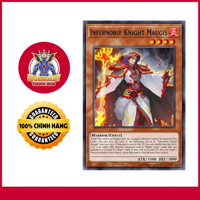 [Thẻ Bài Yugioh Chính Hãng] Infernoble Knight Maugis