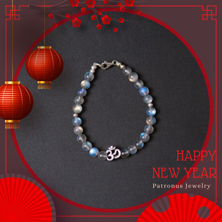 Vòng tay labradorite vtl6ao23a patronus jewelry