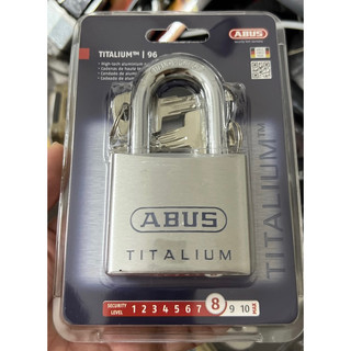 [Hỏa tốc HCM] Ổ khóa ABUS 96TI/60 thân TITALIUM rộng 60mm 4 chìa vi tính - MSOFT