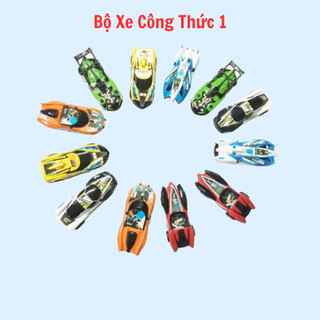 Ô tô đồ chơi mô hình xe đua chạy đà cót chất liệu cao cấp mô phỏng thật cho bé vui chơi