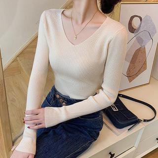 Áo len lông cừu cổ tròn mềm mại