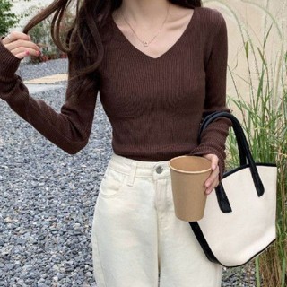 Áo len lông cừu cổ tròn mềm mại