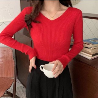 Áo len lông cừu cổ tròn mềm mại