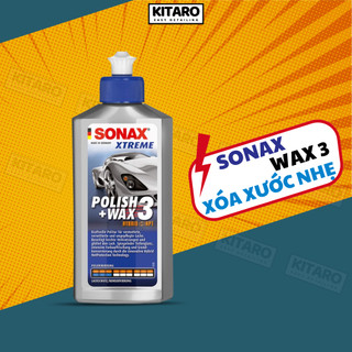 Sonax Wax 3 (Đánh Bóng, Xóa Xước, Bảo Vệ Màu Sơn Bóng)